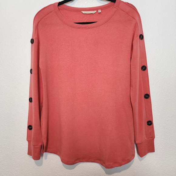 SOFT SURROUNDINGS Minimalist Essentials Basic Cozy Blouse Top - Picture 3 of 8